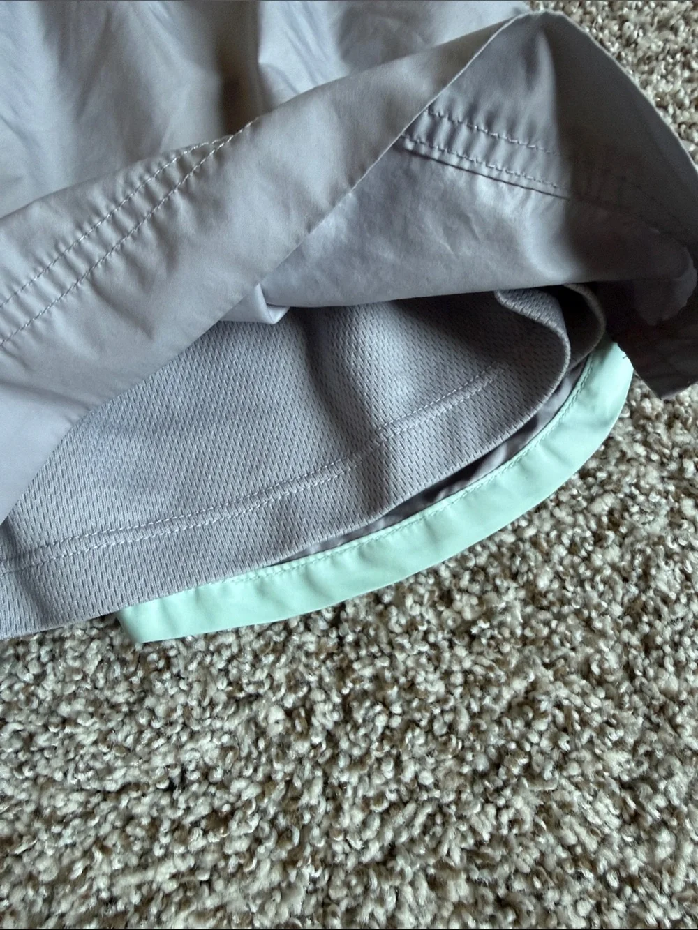 Nike Women’s Gray & Mint Athletic Shorts